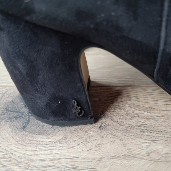Sam Edelman Hilty, Black Suede Booties, Size 9.5 - Picture 12 of 16